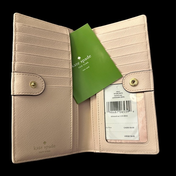 Kate Spade Pink Wallet - Picture 2 of 2